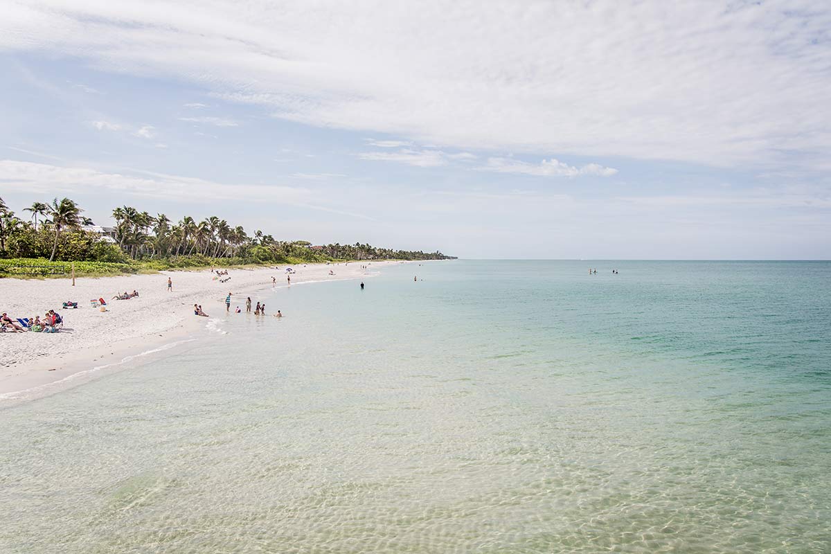 Blick vom Naples Pier in Florida