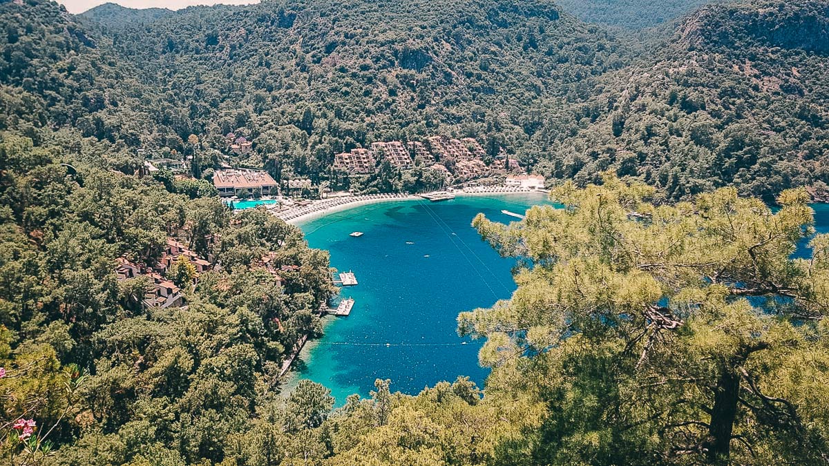 Kalemya Bucht an der lykische Küste