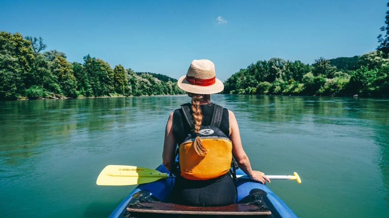 Salzach Natur Kajak fahren