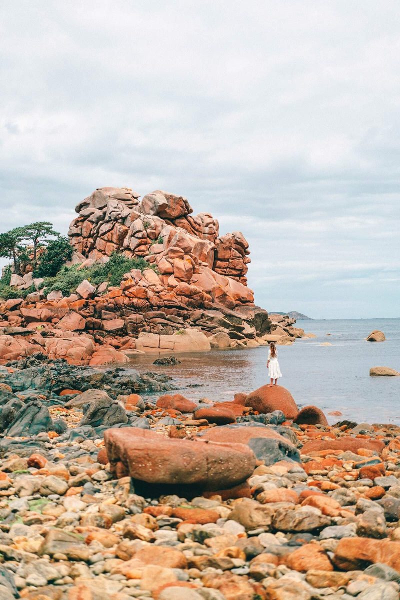 Meer an der Rosa Granitküste