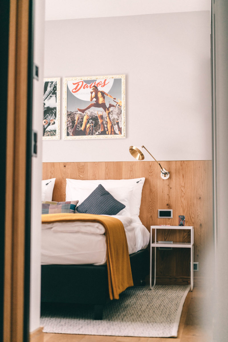 Einrichtung im Hard Rock Hotel Davos