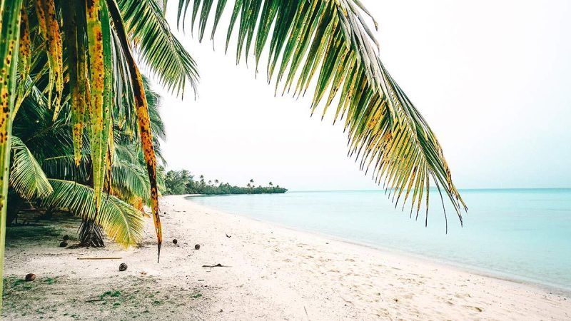 Paradiesstrand waehrend Bishops Cruise