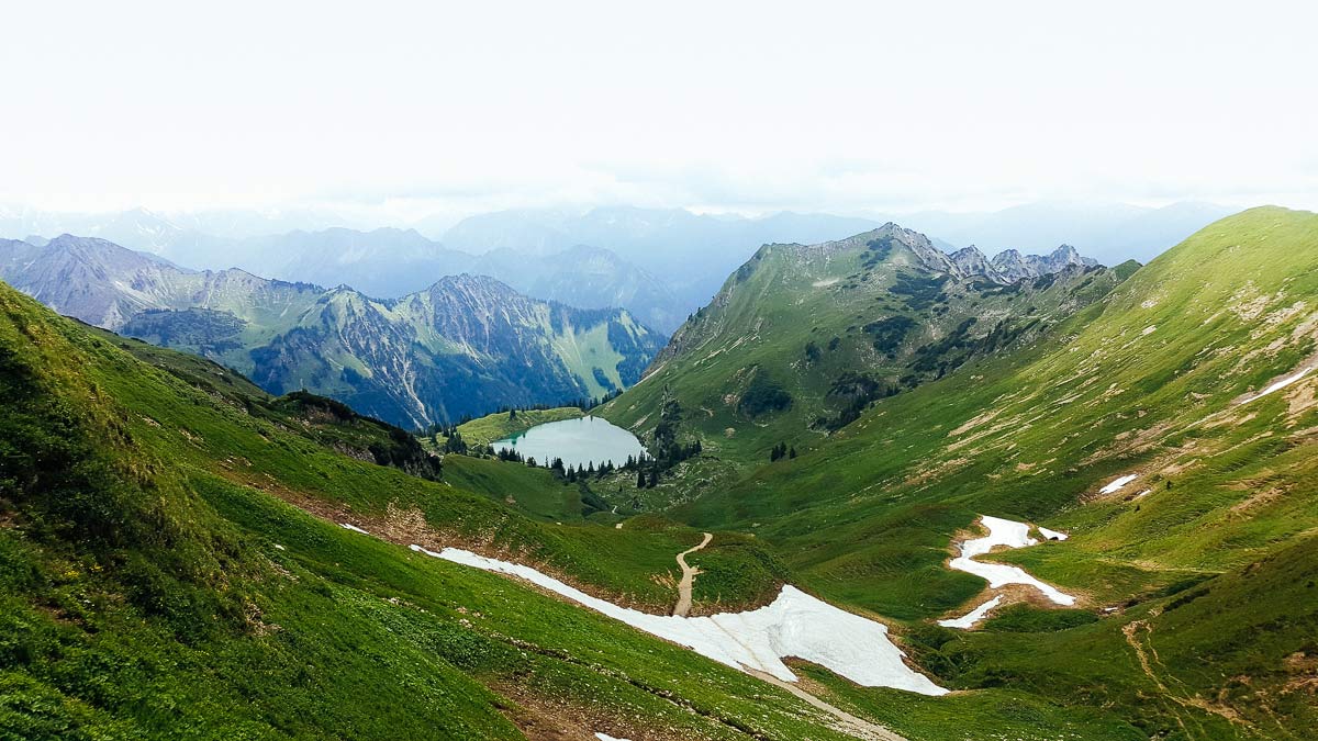 Seealpsee Bergseen im Allgäu