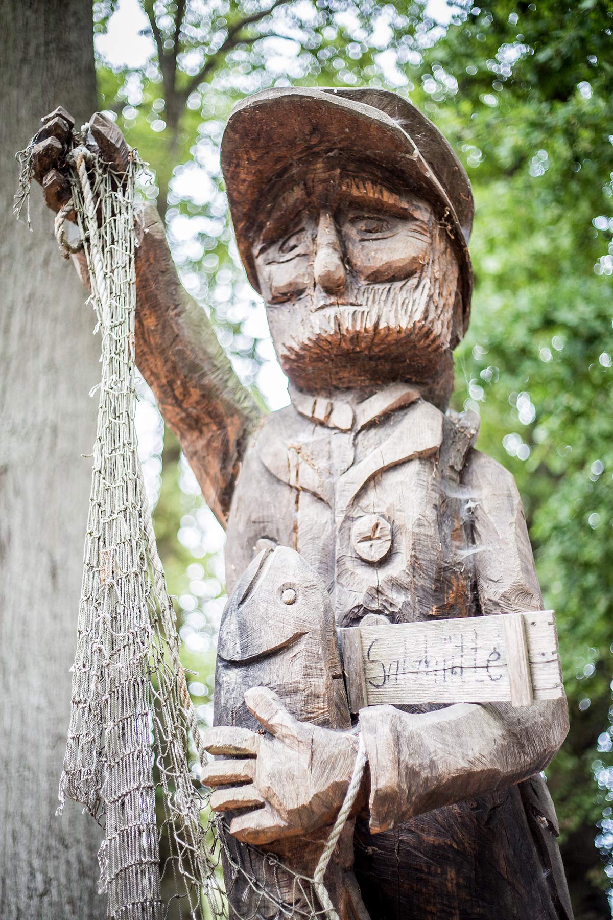 Holzfigur Koserower Salzhuetten