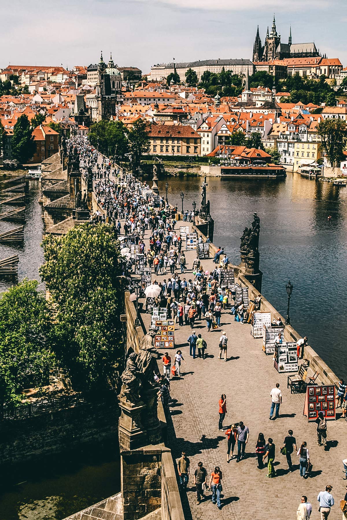 Prag Sehenswuerdigkeiten Karlsbruecke