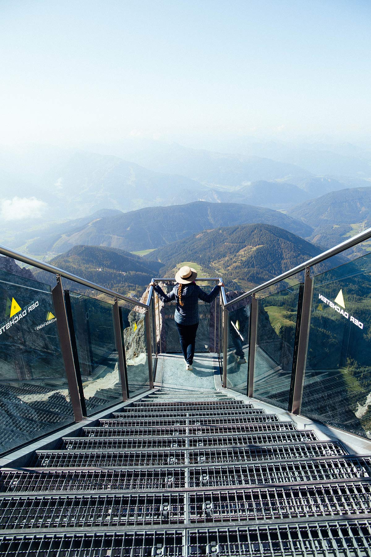 Treppe ins Nichts in Schladming-Dachstein