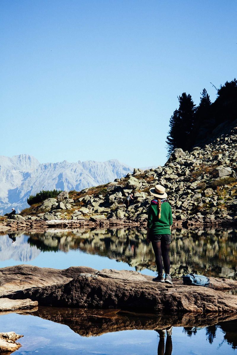 Wandern zum Spiegelsee