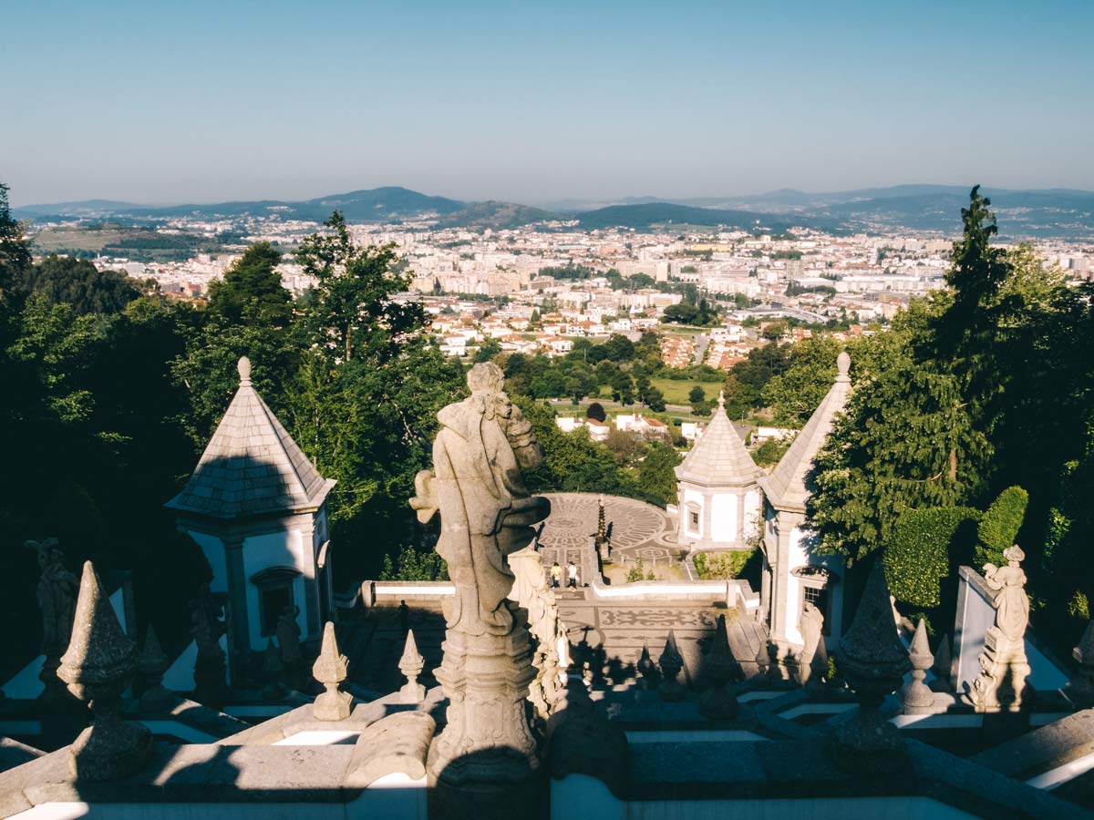 Aussicht von der Bom Jesus do Monte