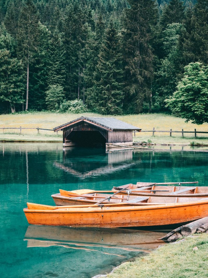 boote am jaegersee