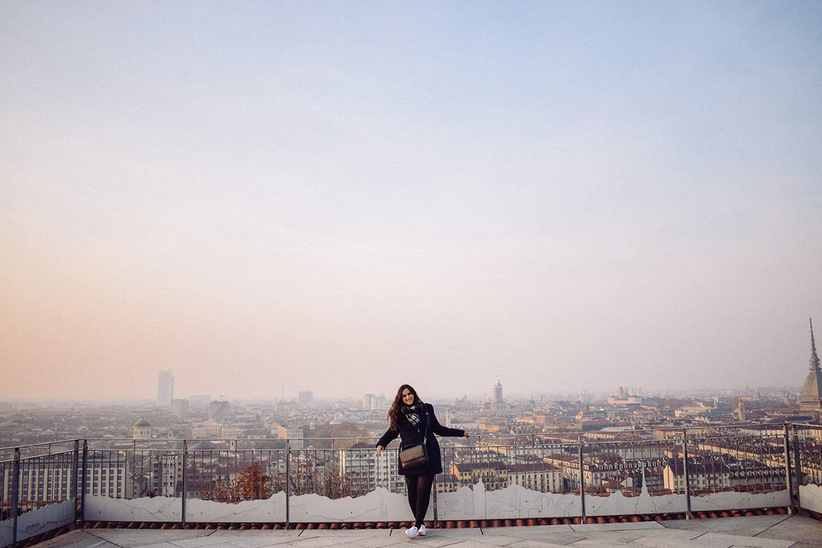 Aussicht Monte Dei Cappuccini in Turin