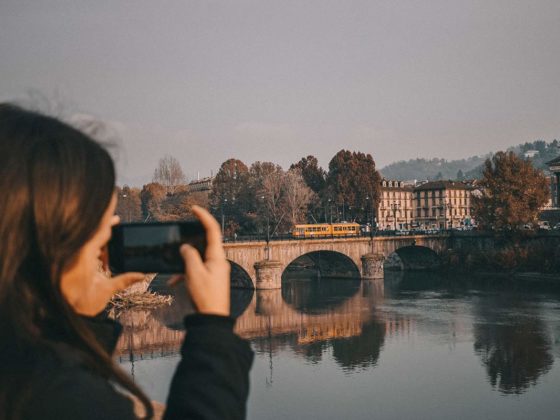 Fluss Po Turin