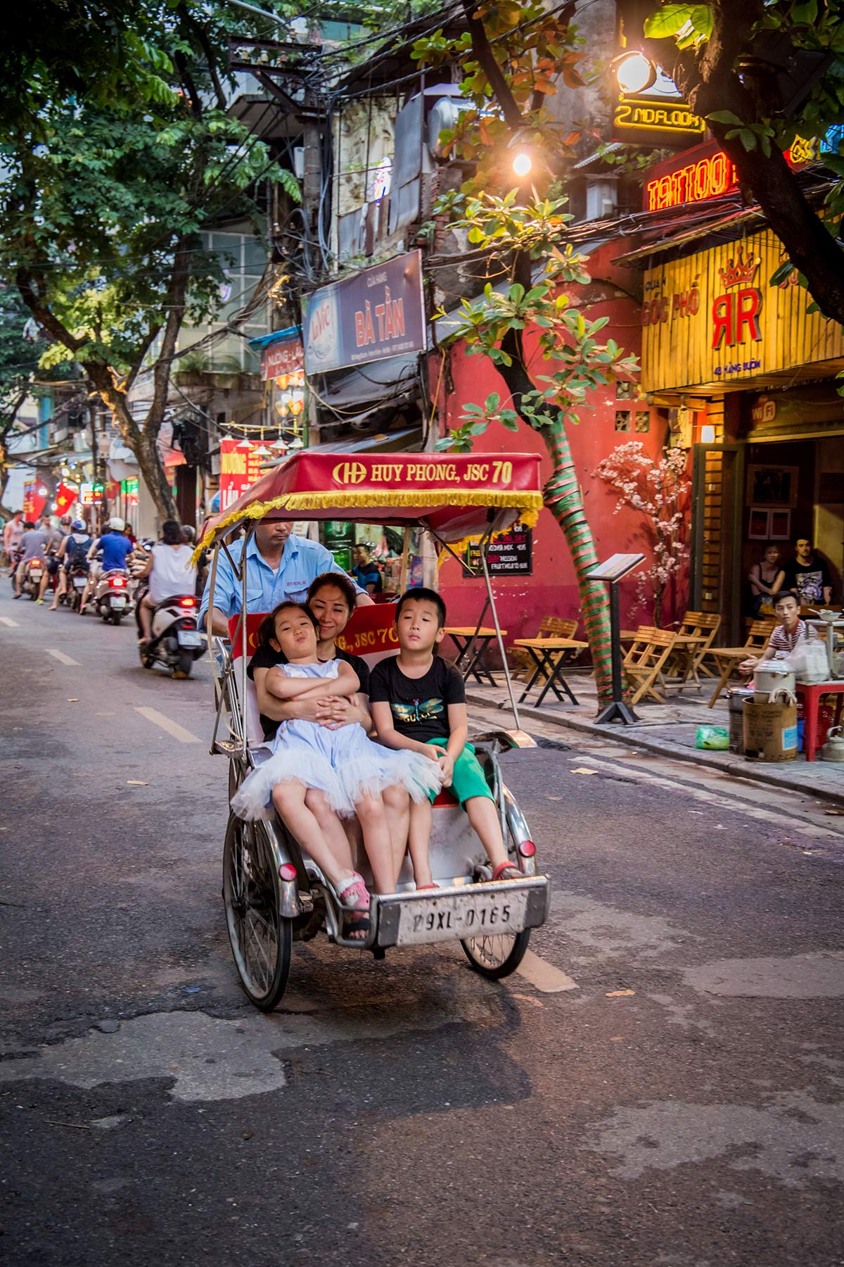 Mit dem Xico durch Hanoi