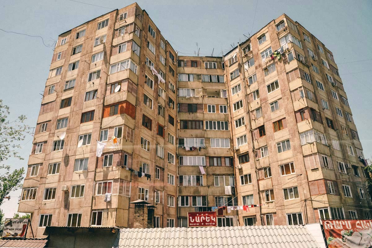 Sowjetische Architektur Jerewan