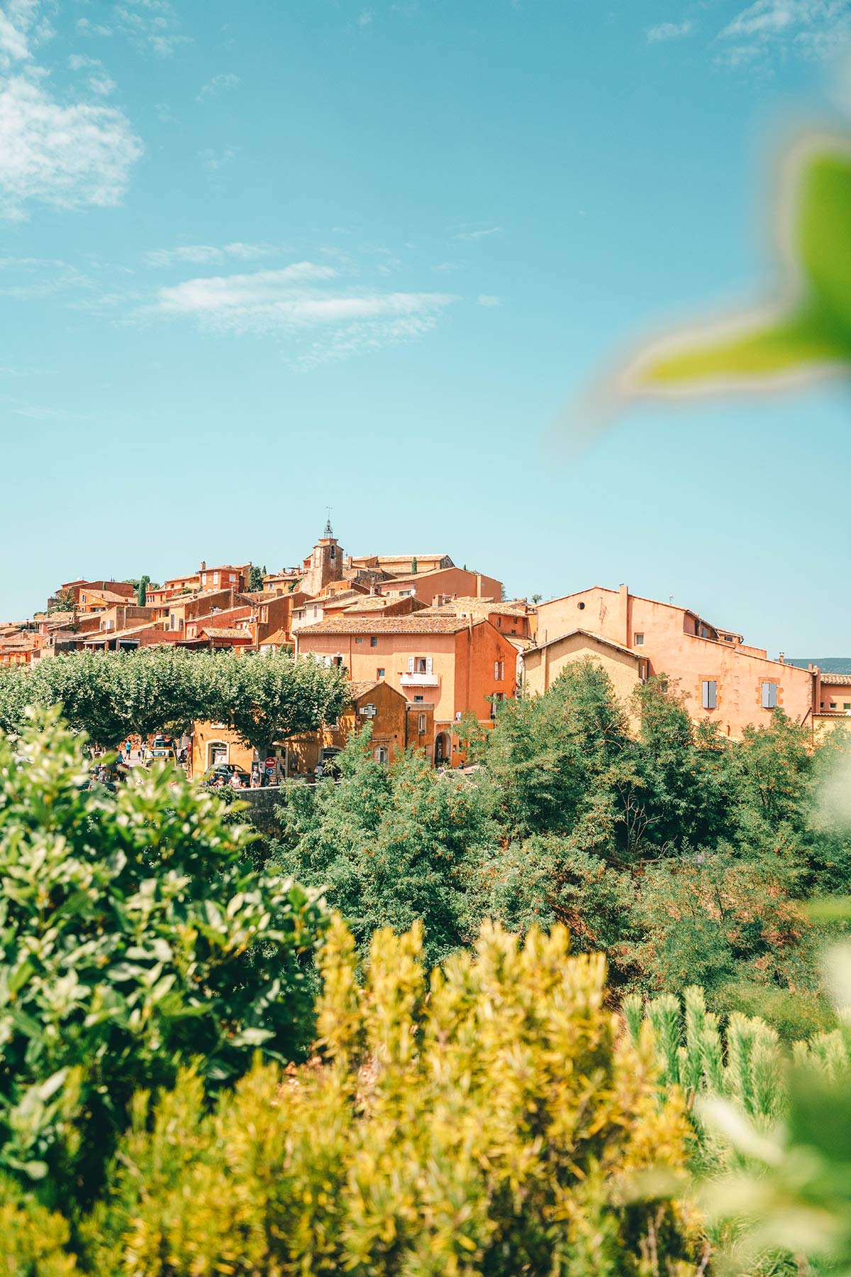 die rote Stadt Roussillon