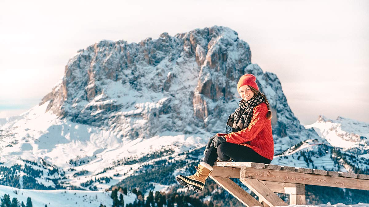 Langkostel Skipiste Christine Wolkenstein