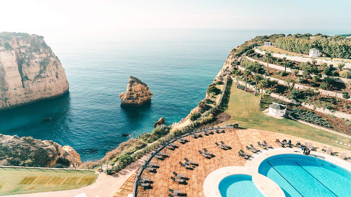 algarve hotel mit meerblick