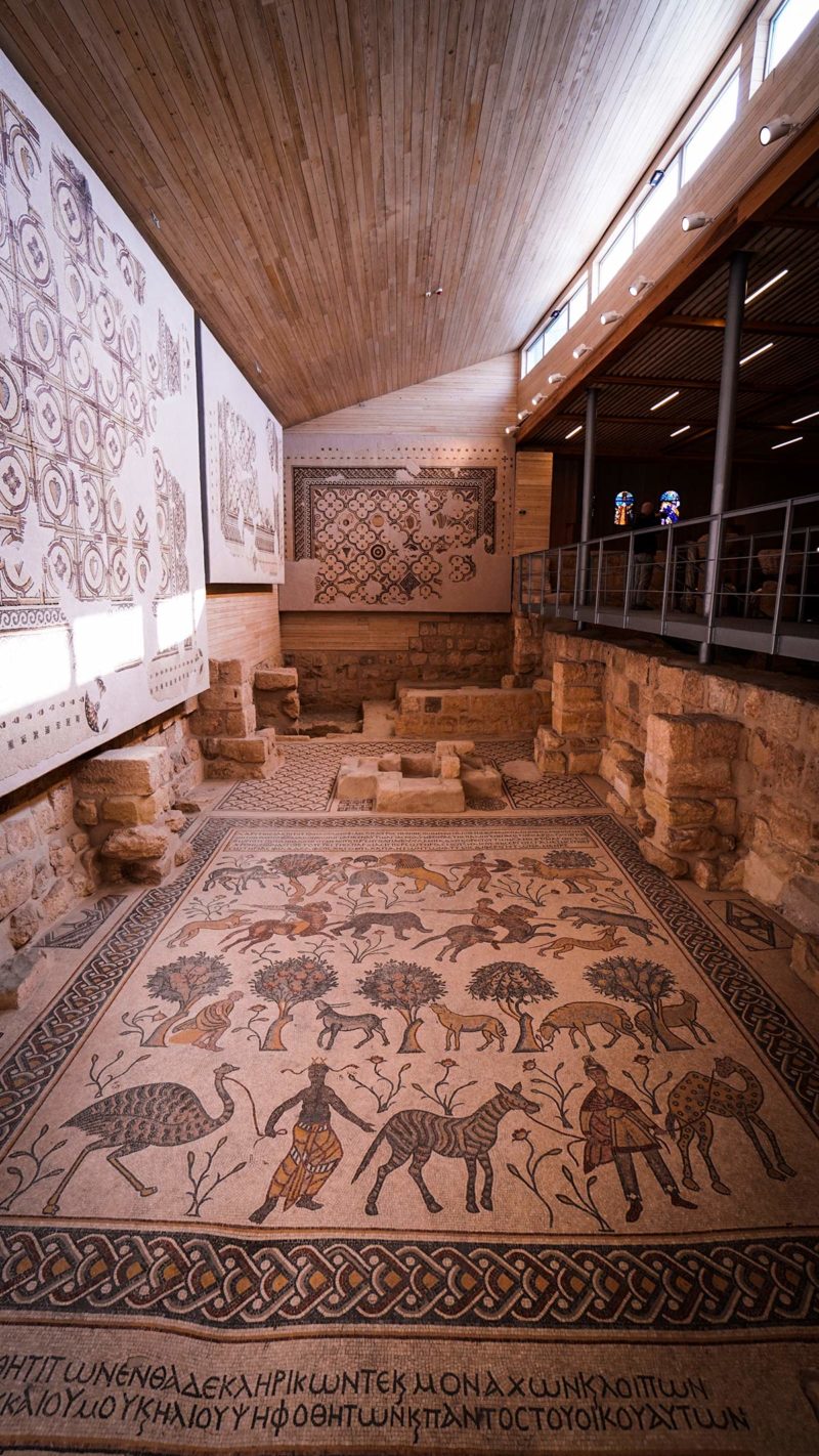 Berg Nebo Kirche Mosaikboden