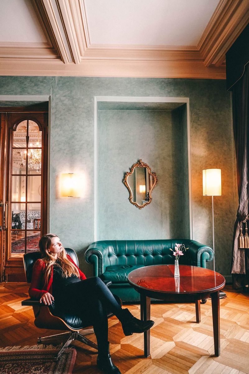 Kaminzimmer Grand Hotel Kronenhof