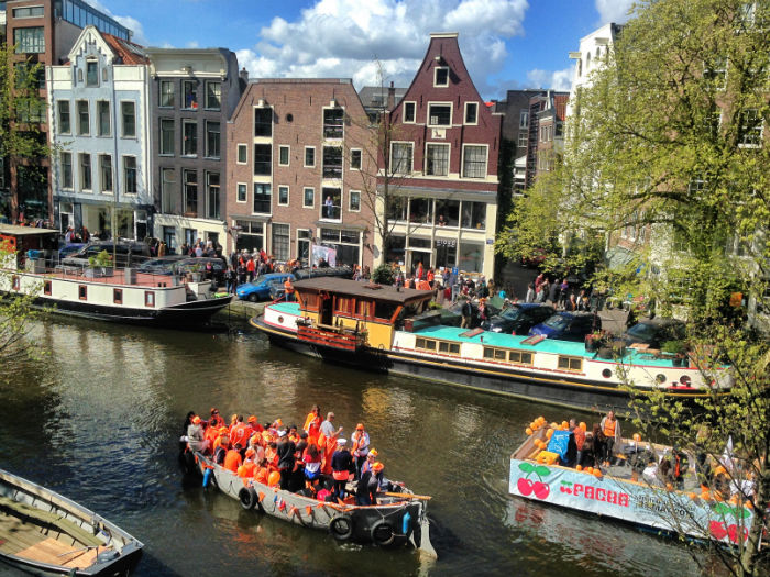 kings day in amsterdam