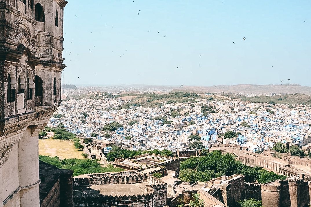 blick auf jodhpur vom Mehrangarh Fort