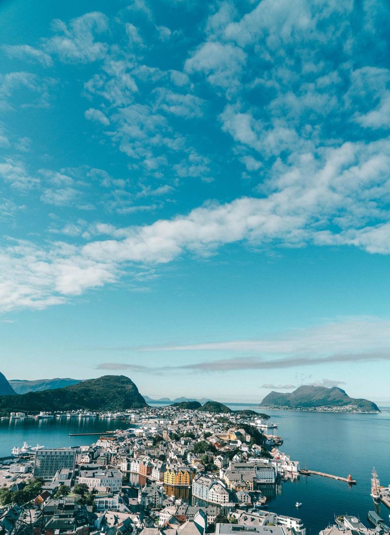 Aussicht Alesund Norwegen