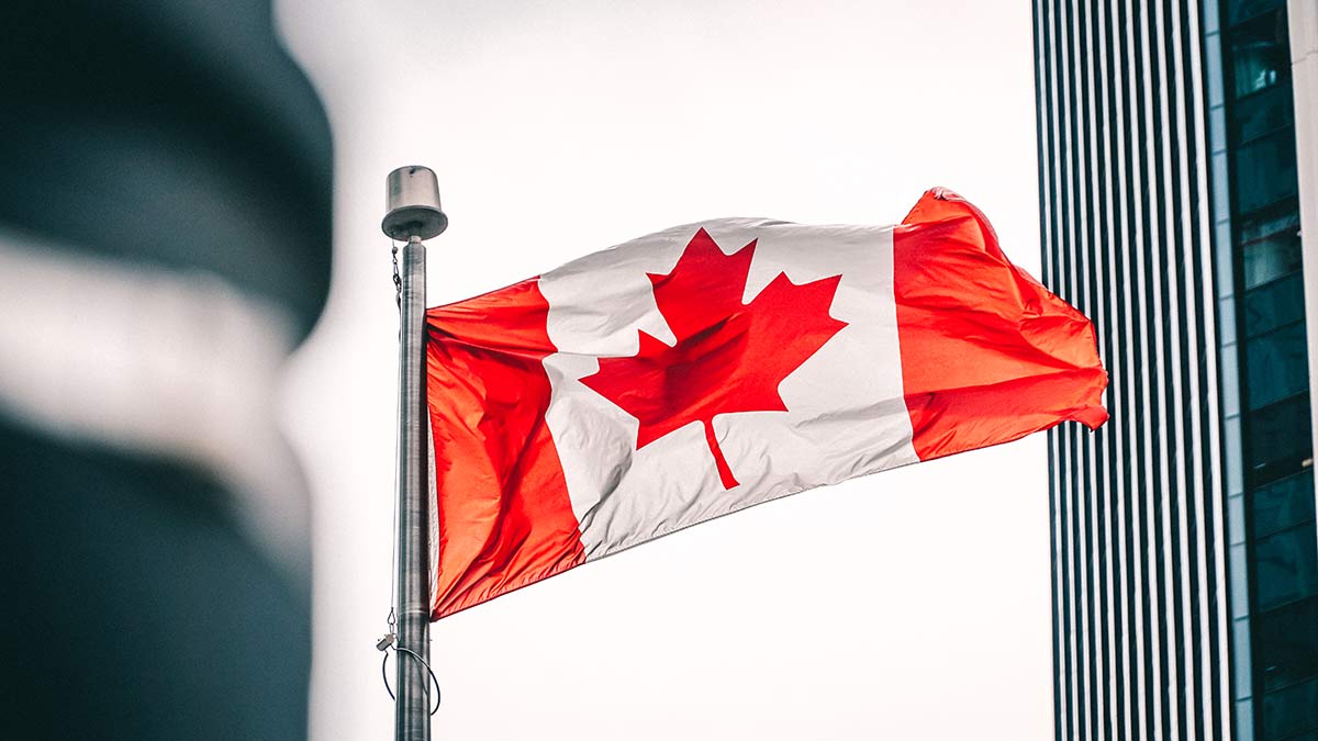 Exchange District Kanada Flagge