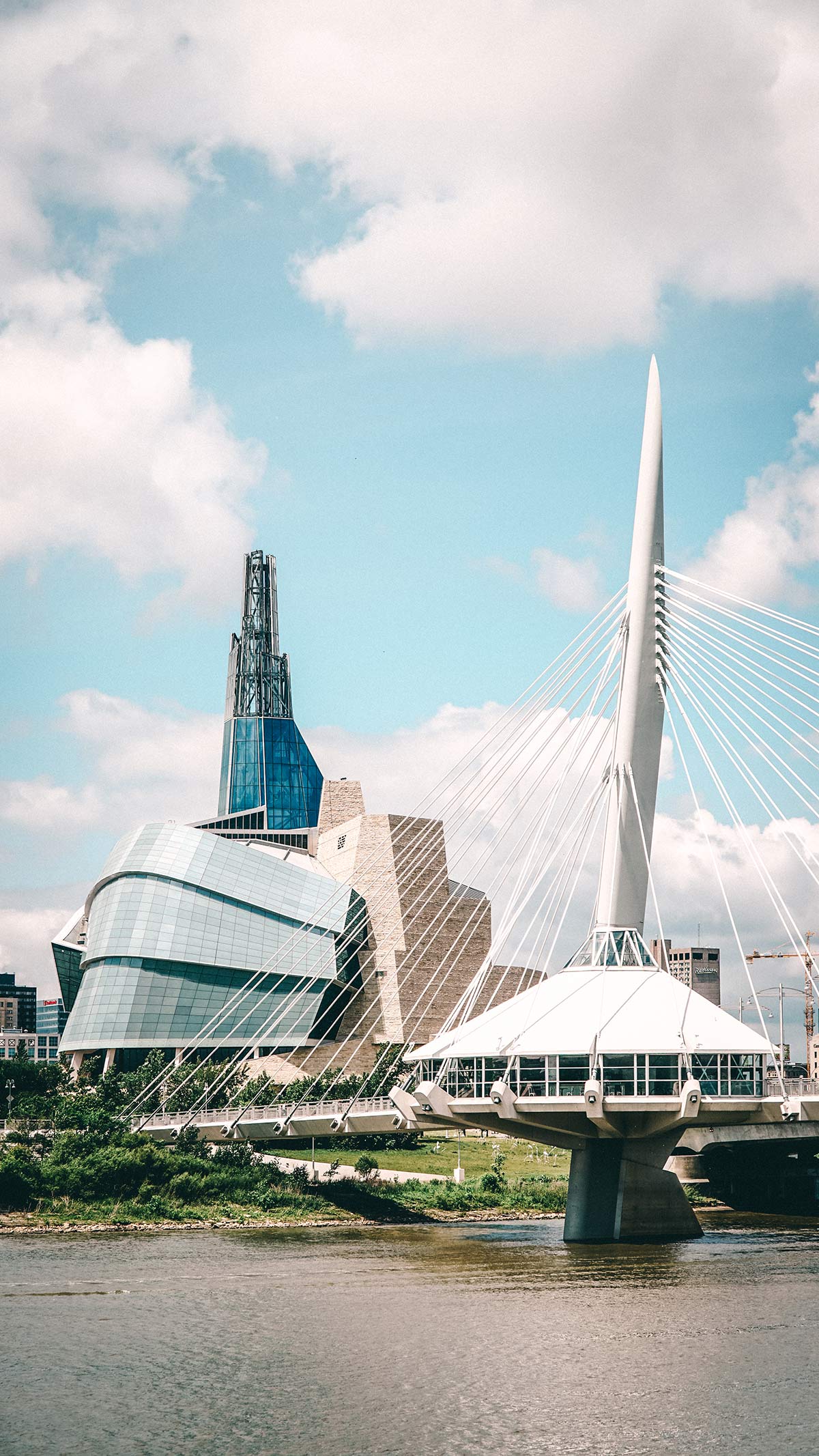 Human Rights Museum Provencher Bridge