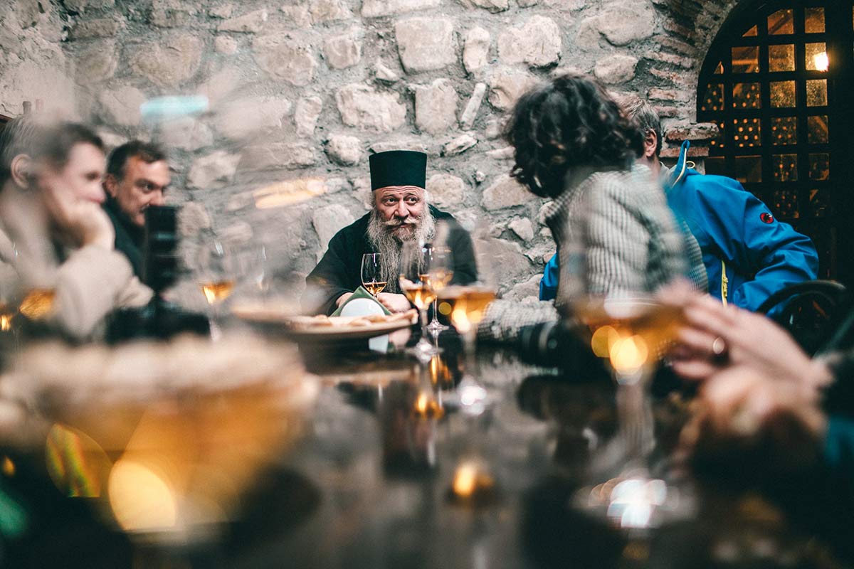 Weintrinken Kloster Nekresi