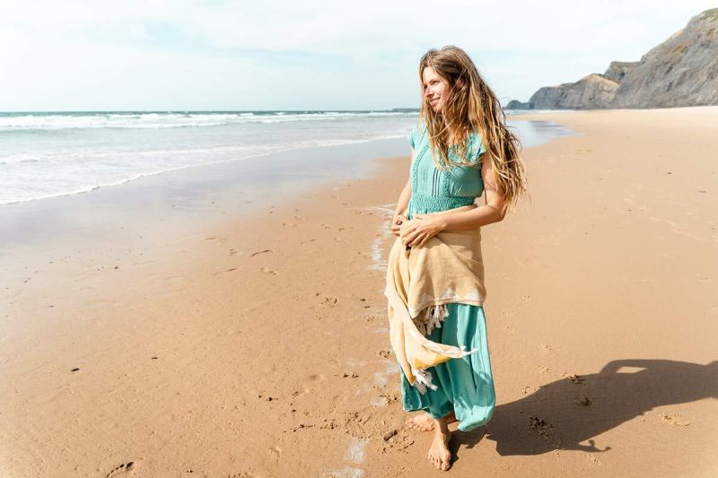 Christine am Strand