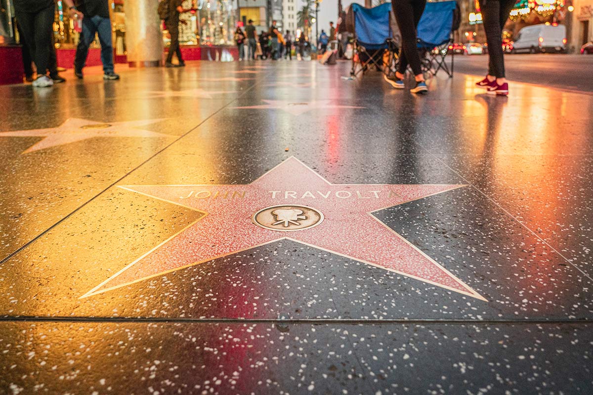 John Travolta Walk of Fame