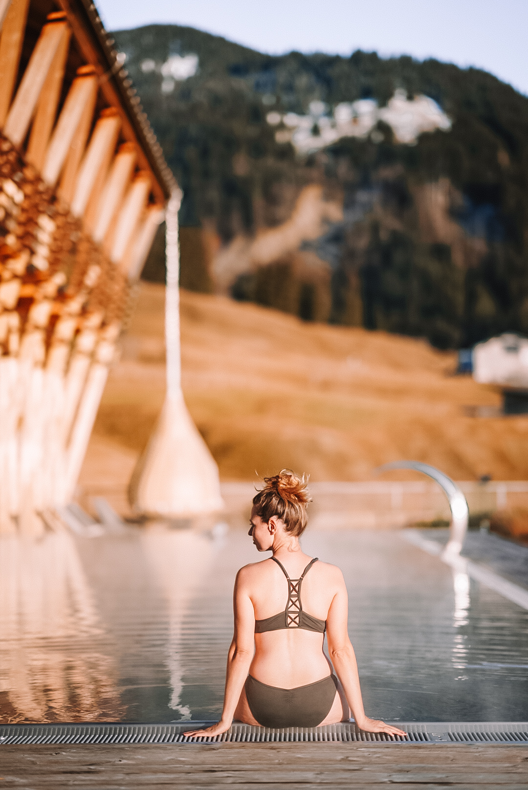 Hubertus Mountain Refugio Infinity Pool