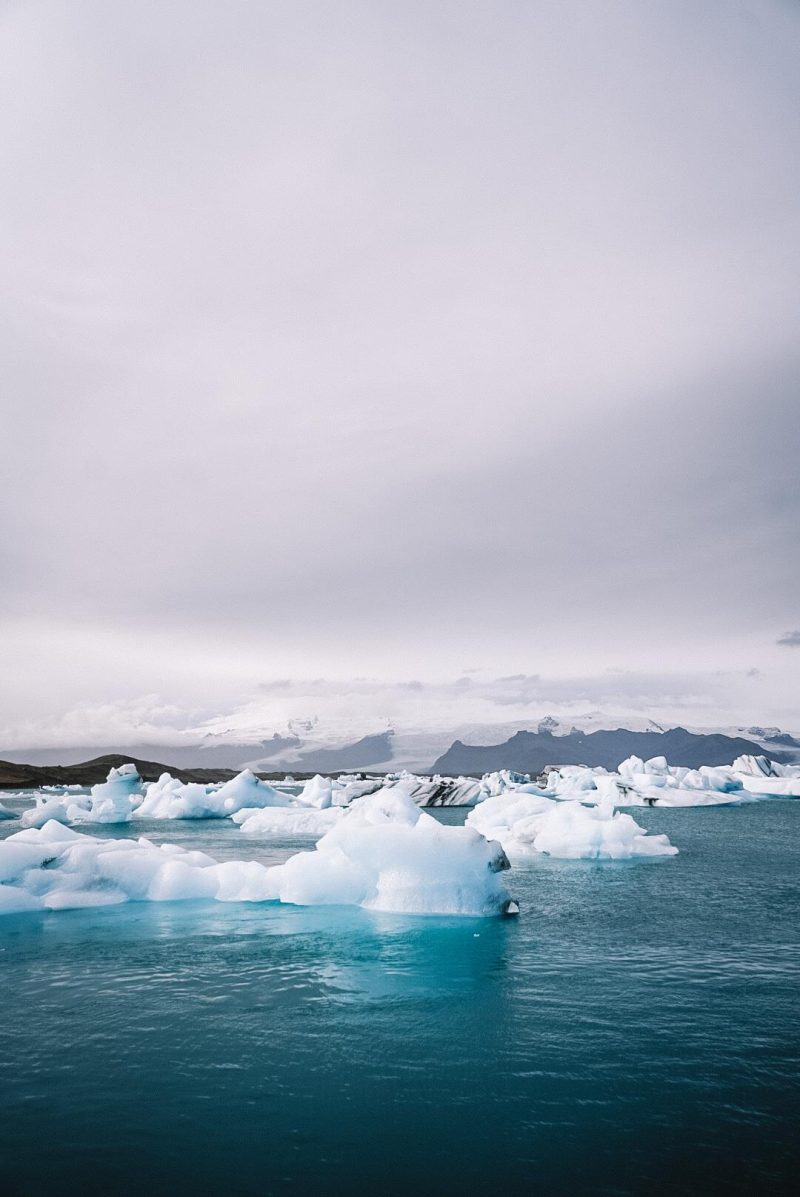 Gletscherlagune Jökulsárlón Eisberge