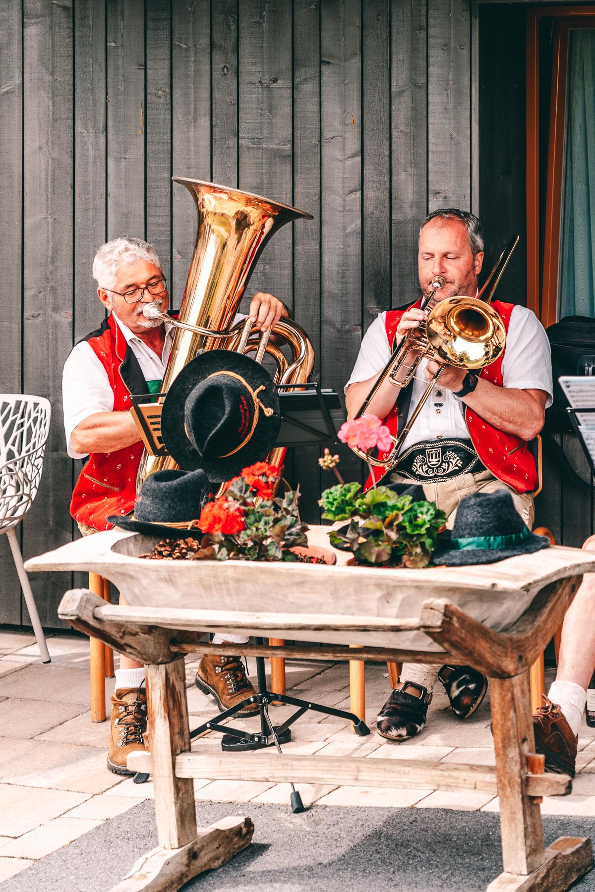 Blaskapelle Serfaus-Fiss-Ladis im Sommer