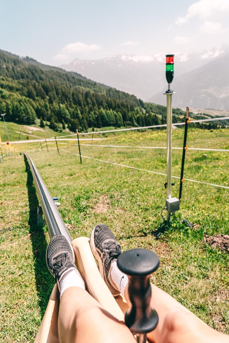 Fahrt mit dem Fisser Flitzer in Tirol