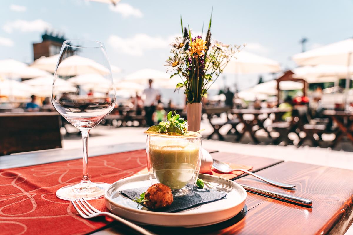 Kresseschaumsuppe im Restaurant Möseralm in Serfaus-Fiss-Ladis
