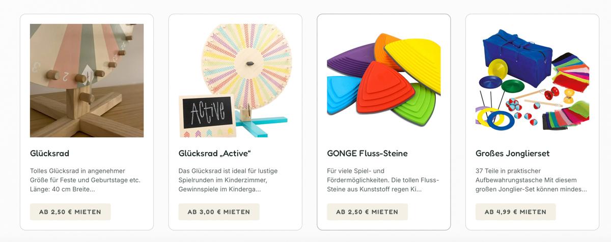 Mietservice Kinder und Babys