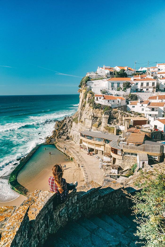 Azenhas do Mar Portugal Urlaub mit Kindern