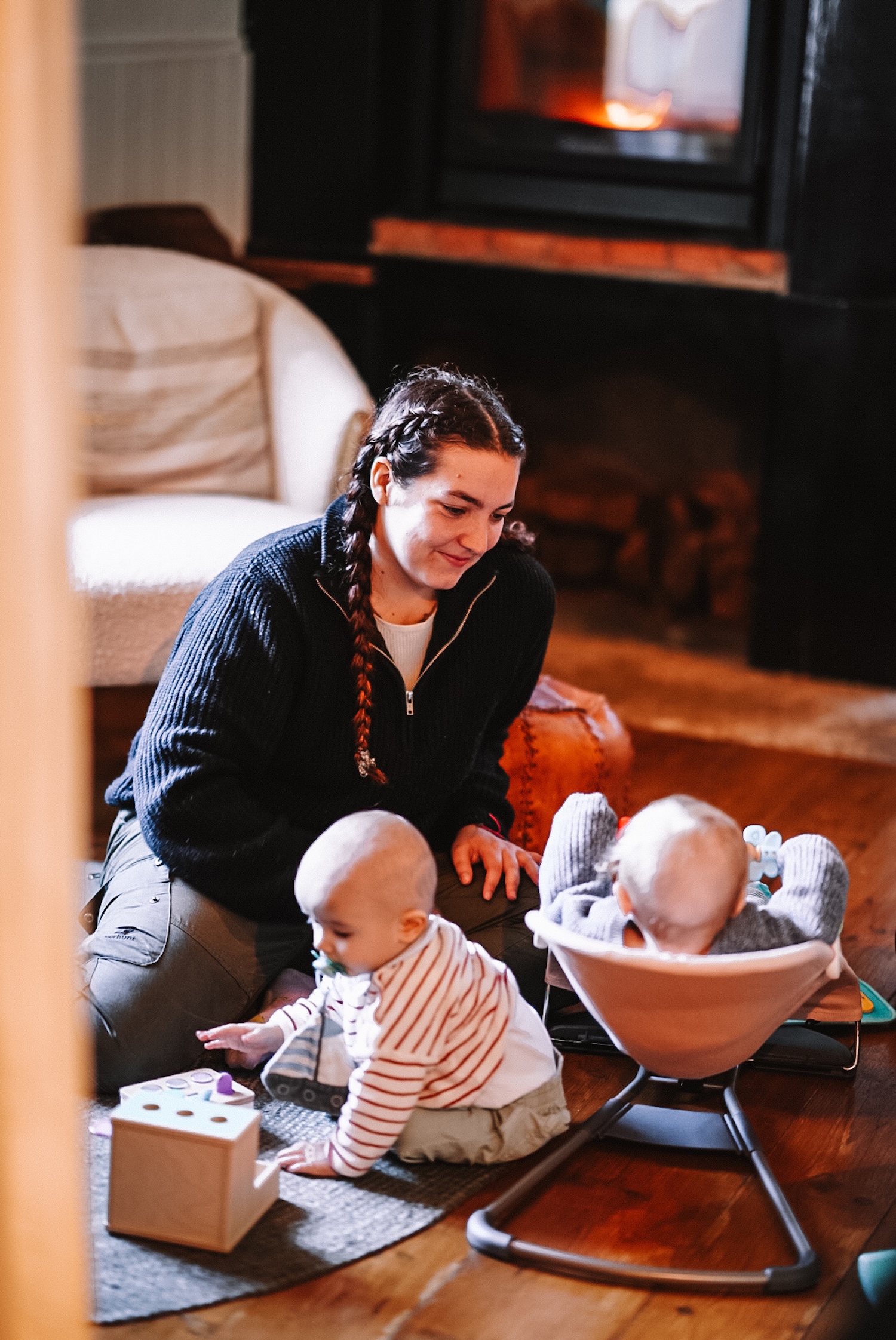 Babysitter beim Mama Baby Retreat Portugal