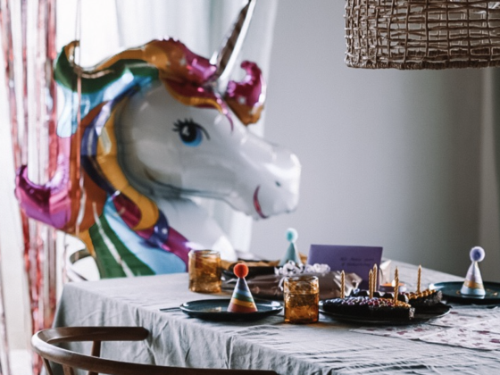 minimalistischer Kindergeburtstag