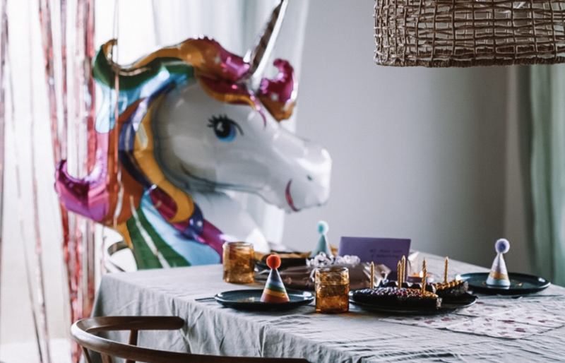 minimalistischer Kindergeburtstag