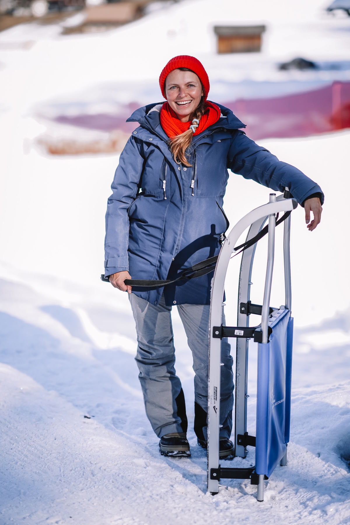 Familienurlaub in den Dolomiten Rodeln